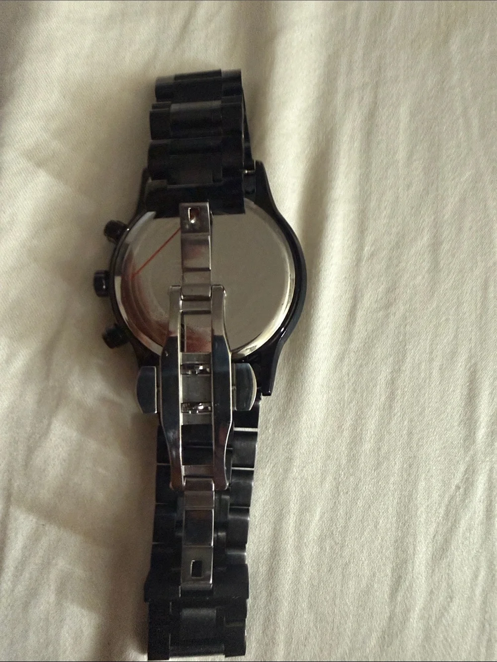 CRRJU CJ2214 Black Stainless Steel Watch Date Chronograph Wristwatch